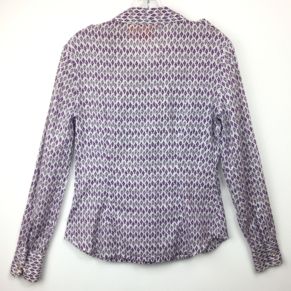 Tory Burch Geometric Print Button Down Shirt - image 4